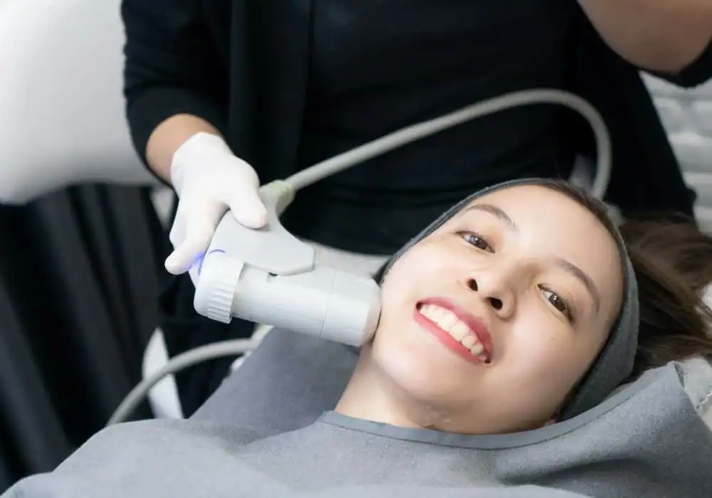 HIFU treatment Hitchin in progress