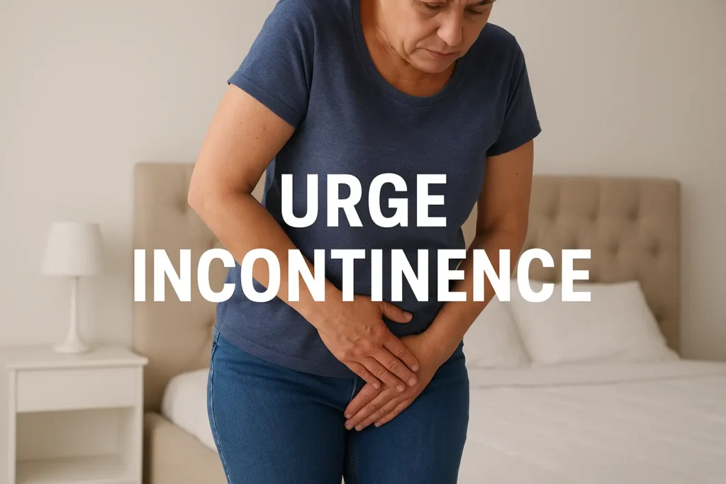 how to manage urge incontinence Hitchin symptoms