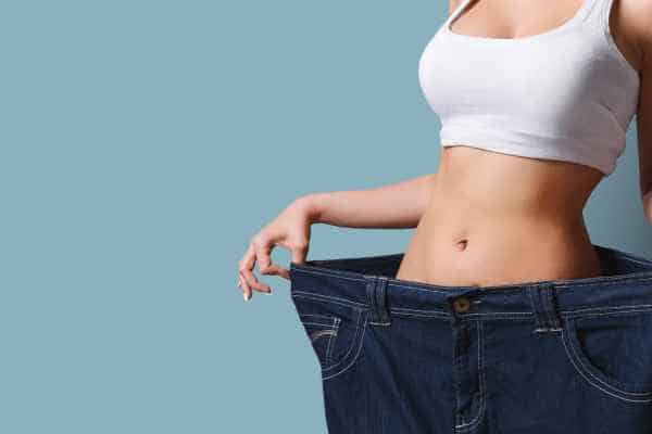 woman after fat reduction treatment Hitchin