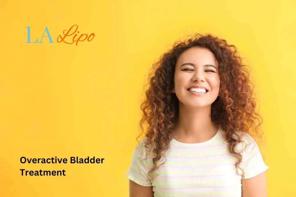 woman smiling about overactive bladder treatment Hitchin solutions